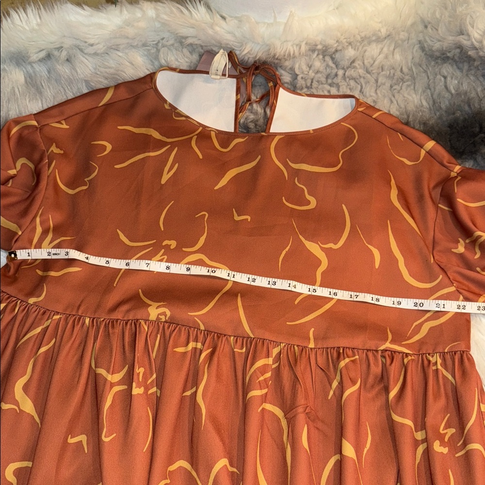 NAP Loungewear NWT Boho Maxi Print Dress Size S - Picture 12 of 13